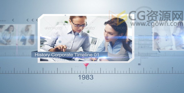 企业宣传视频制作科技公司时间线品牌产品服结构介绍推广AE模板