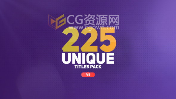 225+現(xiàn)代原創(chuàng)文字排版標(biāo)題字幕條動(dòng)畫下載AE模板