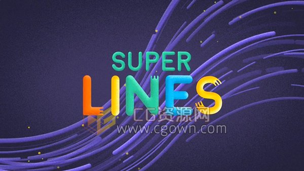 Super Lines v1.4.7 AE制作流动线条MG动画效果脚本