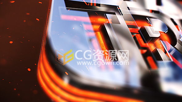 Element3D制作三維玻璃質(zhì)感LOGO標志片頭動畫-AE模板下載