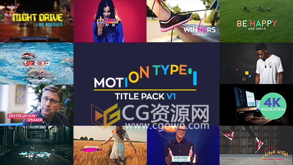 12組創(chuàng)意圖形開(kāi)頭標(biāo)題文字動(dòng)畫(huà)視頻字幕制作工程-AE模板下載