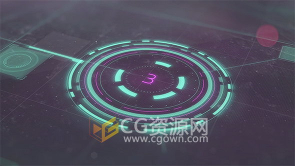 高科技HUD界面軍事科幻游戲動作電影宣傳片頭視頻-AE模板下載