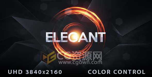 圆形光线旋转动画介绍标志开场片头视频效果-AE模板下载-CG资源网 圆形光线旋转动画介绍标志开场片头视频效果-AE模板下载