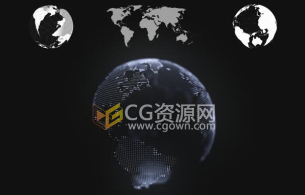 300多HUD全息高科技科幻UI圖形動(dòng)畫效果素材-AE模板工程