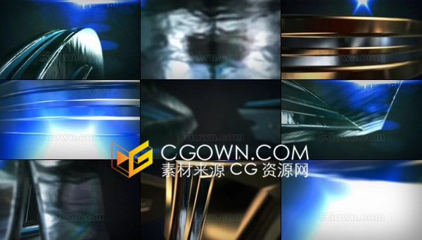 E3d制作三维耀斑魅力金属logo介绍片头动画效果 Ae模板下载 Cg资源网