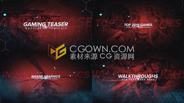 战斗游戏宣传视频片头故障动作战争竞赛健身运动-AE模板下载-CG资源网 战斗游戏宣传视频片头故障动作战争竞赛健身运动-AE模板下载