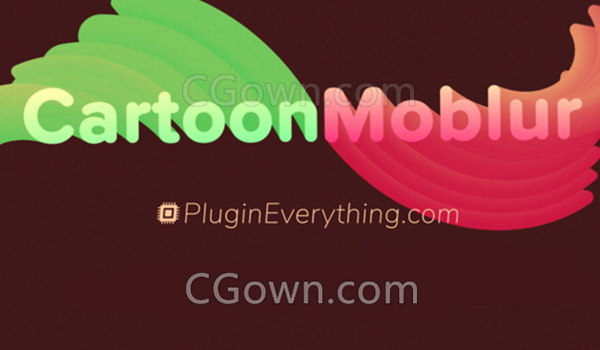Cartoon Moblur v1.6.2 AE插件卡通动态模糊拖尾特效制作