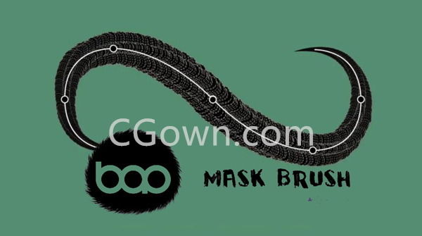 AE插件BAO Mask Brush v1.9.17路径遮罩笔刷动画制作