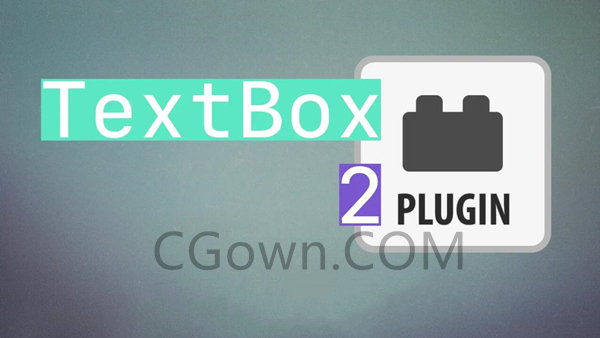 TextBox2 v1.2.4 AE插件Win/Mac方框底栏文字动画特效工具