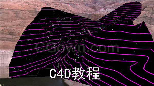 C4D运动追踪重建峡谷场景三维形状Cinema 4D教程视频下载