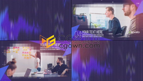IT科技公司宣傳視頻制作未來數(shù)字信息企業(yè)商務(wù)介紹圖片動(dòng)畫-AE模板下載