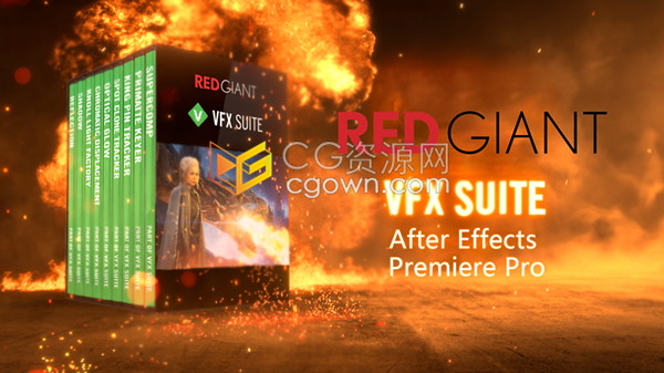 Red Giant VFX Suite v1.0.7支持Win/Mac版本视觉特效合成AE/PR插件