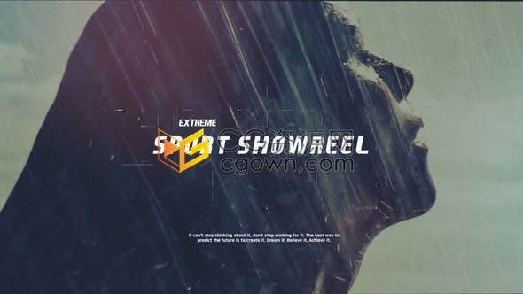 励志运动视频体育赛事展示视频游戏电影预告片-AE模板下载