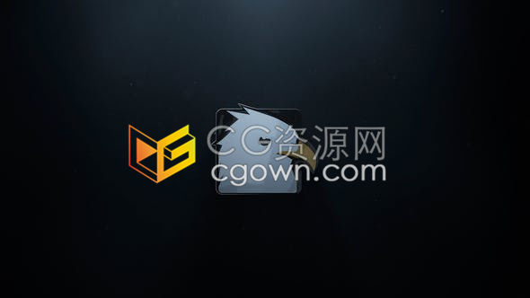 AE模板下载-忧郁黑暗电影开场制作公司LOGO标志片头含背景音乐