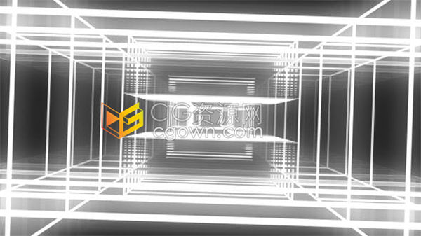 4K复古音乐派对VJ循环霓虹灯隧道舞台背景视频素材下载