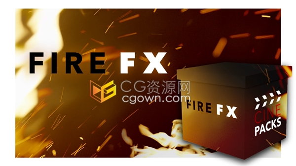 4K火焰爆炸余烬燃烧火花动画火焰遮罩视频素材含高品质火焰音效及自定义LUTS免费下载
