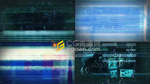 高科技感故障動(dòng)畫(huà)介紹軍事技術(shù)戰(zhàn)爭(zhēng)圖片宣傳視頻片頭制作工程-AE模板免費(fèi)下載