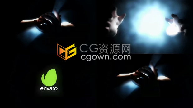 PR模板下載魔術(shù)手光效高科技效果演繹LOGO宣傳視頻片頭動(dòng)畫制作