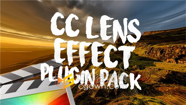 FCPX插件广角镜头失真变形特效效果制作CC Lens Effects Pack