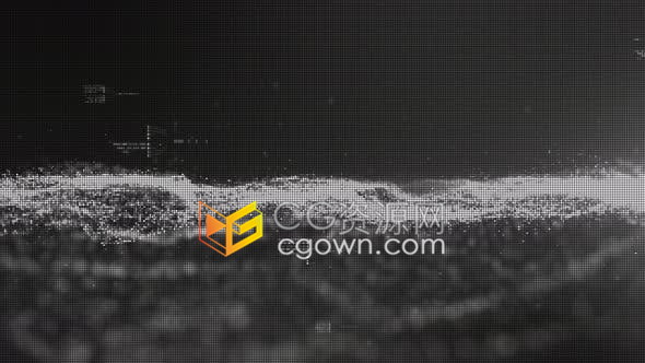 4K視頻素材-未來數(shù)字波粒子流通訊連接網(wǎng)絡空間圖形背景Apple ProRes 422解碼