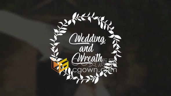 AE模板-9種樣式婚禮文字標(biāo)題徽章動(dòng)畫(huà)設(shè)計(jì)Wedding Titles