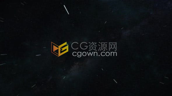 視頻素材-快速穿越星空扭曲空間變形太空宇宙星跡動畫背景素材