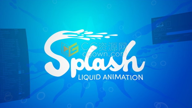 Splash v1.04 AE脚本2D卡通液体流体飞溅MG图形动画工具