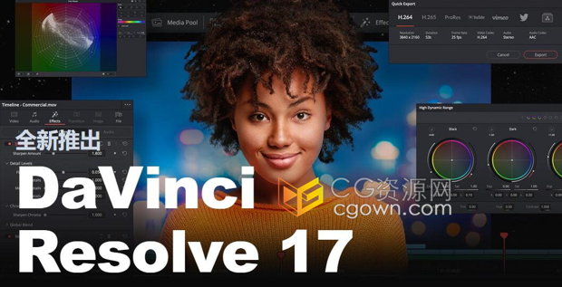 DaVinci Resolve Studio 17.0b1达芬奇17调色软件中文版本