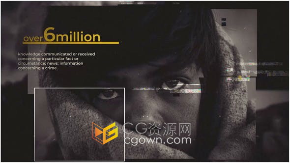 AE模板-歷史記錄幻燈片舊復(fù)古照片展示視頻相冊(cè)