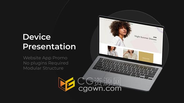 AE模板-网站在不同设备演示宣传应用程序推广视频动画制作-CG资源网 AE模板-网站在不同设备演示宣传应用程序推广视频动画制作