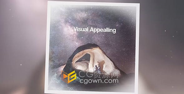 AE模板-魔方幻想現(xiàn)代立方體幻燈片空間展示照片動畫視頻相冊
