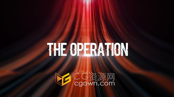 恐怖電影戰(zhàn)爭電視劇開場預(yù)告片美麗光線特效效果視頻制作-AE模板