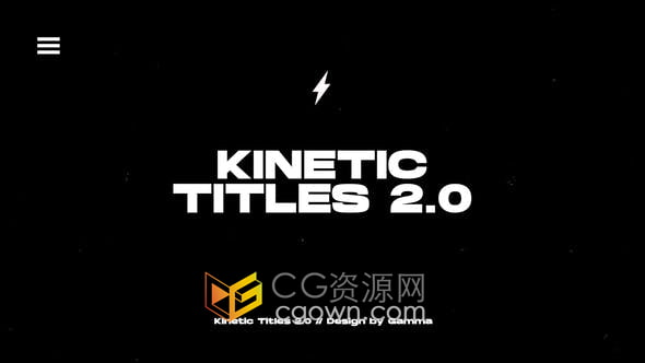 AE模板-14組動態(tài)文字標題動畫Kinetic Titles 2.0