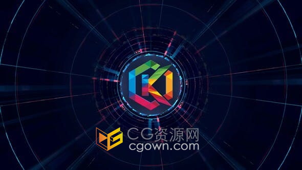 AE模板-電視廣播演播室新聞頭條開幕ID視頻片頭動畫