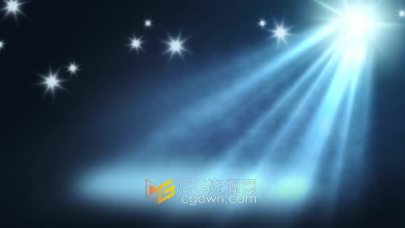 视频素材-节日庆典嘉年华剧院灯派对表演聚光灯舞台光束背景