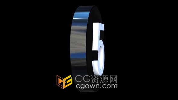 視頻素材-3D金屬感數(shù)字展示10秒倒計(jì)時(shí)倒數(shù)背景