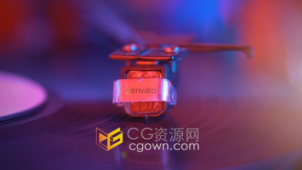AE模板-復(fù)古投影儀電影黑膠唱片圣誕新年介紹開場(chǎng)白