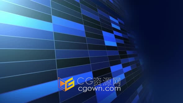 視頻素材-抽象技術未來概念藍色背景4K超高清分辨率