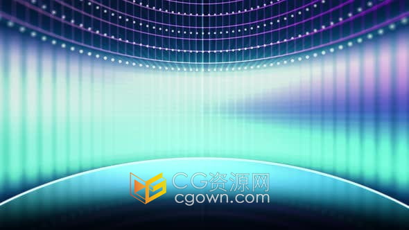 視頻素材-4K超高清虛擬工作室風格新聞背景