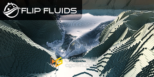 Blender插件FLIP Fluids v1.4.0 模拟流体水花液体特效