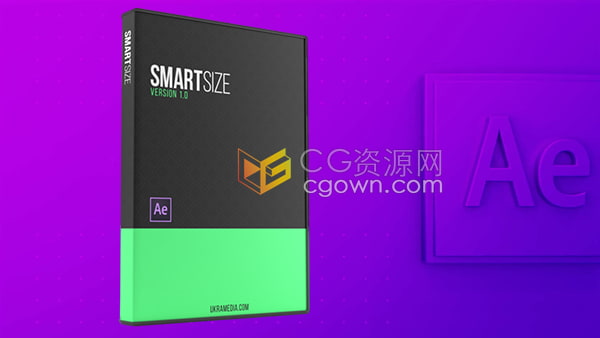 AE脚本 Smart Size v1.2 图层智能自适应缩放工具