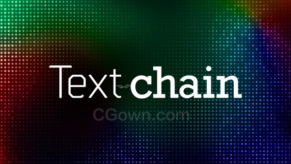 Text Chain v2.0 AE脚本将多个文字图层动态链接在一起编辑