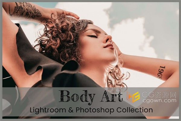 适用于纹身肖像健身时装摄影模特人体艺术 Lightroom Ps LUT预设下载