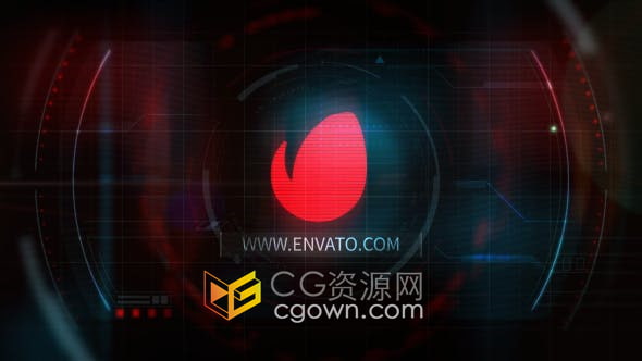 AE模板-鏡頭光圈動畫效果高科技HUD界面標(biāo)志介紹