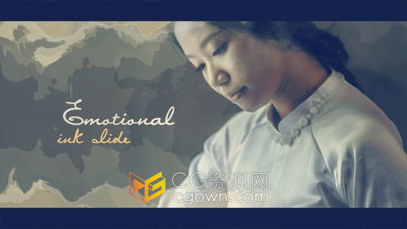 AE模板-復(fù)古風(fēng)格水墨轉(zhuǎn)場(chǎng)制作水色草圖繪圖效果視頻相冊(cè)旅行情感紀(jì)錄片