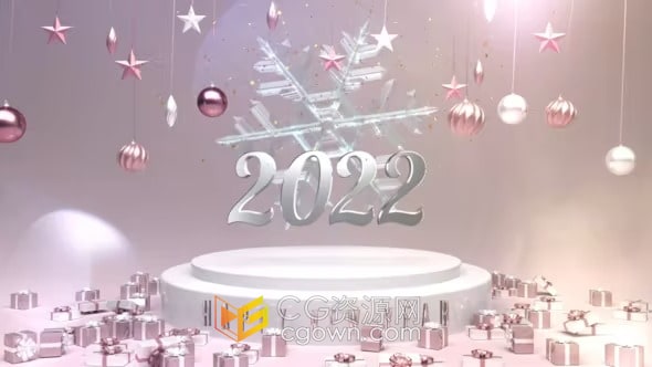 4K分辨率新年倒計(jì)時(shí)開場(chǎng)視頻片頭4種顏色預(yù)設(shè)-AE模板