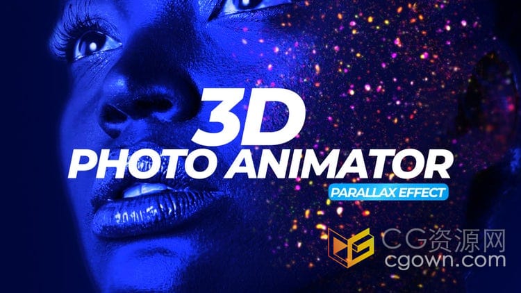 PR预设-照片转成3D动画效果3D Photo Animator静止图像创建视差运动效果