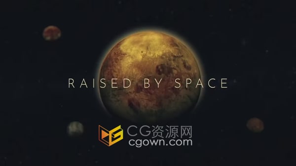 大氣宇宙空間星球背景科技主題教育電影視頻介紹AE模板