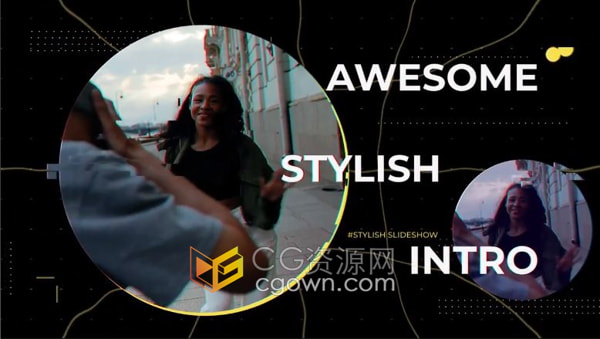 PR模板-创意设计嘻哈风格故障过渡城市宣传揭幕战活动开幕式视频