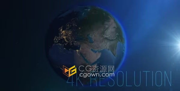 4K分辨率地球旋轉(zhuǎn)視頻素材下載